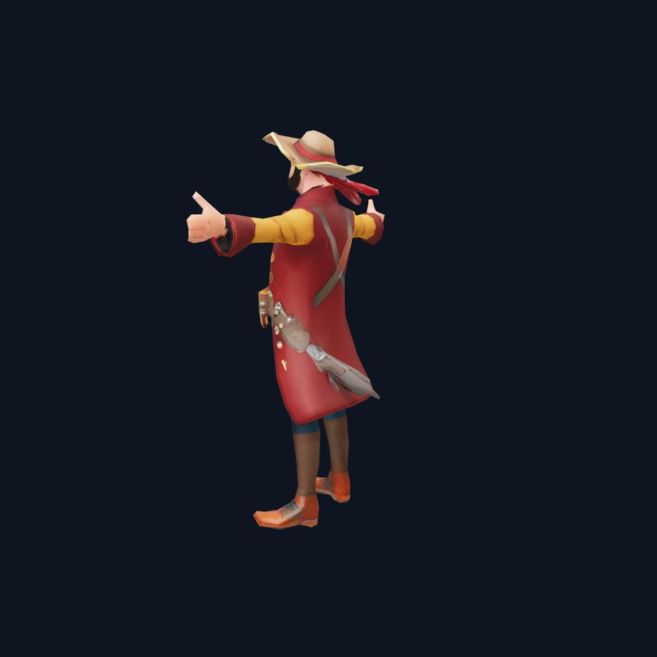 Animated Pirate Character model pack